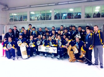 The Alberta boys team picked up silver in the National Aboriginal Hockey Champio