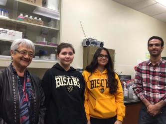 Verna Kirkness, Harmony Cunningham, Antonina Kandiurin, and Abolfazl Hajihassani