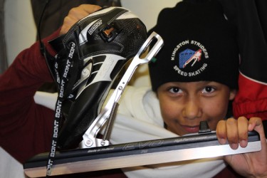 A grant from the Dreamcatcher Foundation helped Aliya Howard buy longtrack speed