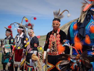 Dancers took part in the World Chicken Dance Championship at Blackfoot Crossing.