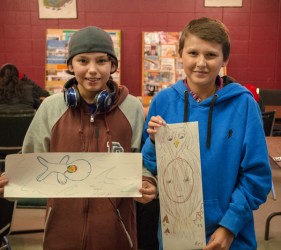 “spirit panels.” The work of Aboriginal youth from every province and territory