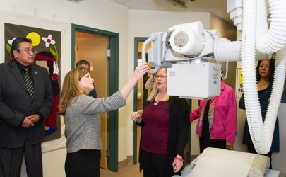 Federal Health Minister Rona Ambrose toured the Siksika Health Centre