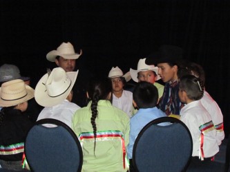 Tsuu T'ina's Chiila Elementary School Drum Group