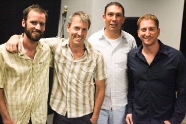 Panelists at a workshop on fundraising for Aboriginal filmmaking in Vancouver 