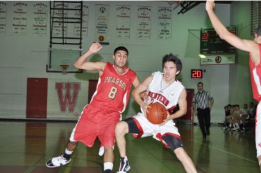 Ammon Crowfoot (right) – top male athlete.