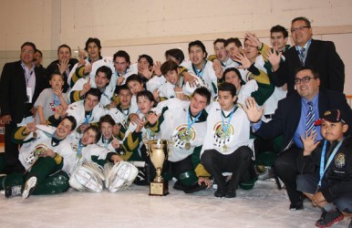 Boys gold medalists Saskatchewan
