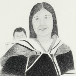 One of Itee Pootoogook’s drawings