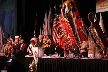 Opening ceremonies at the three-day 2010 AFN General Assembly