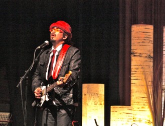 Mykal Gamble performed at the Aboriginal Gala on April 20 at Saskatoon’s Broadwa