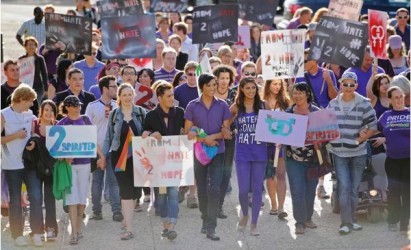 From Hate to Hope rally