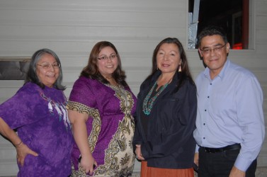 Karen Pheasant (third from left) after Edmonton municipal election