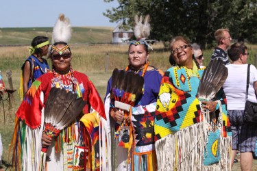 The Grand Entry at the University of Calgary’s  annual Aboriginal Graduation Ban