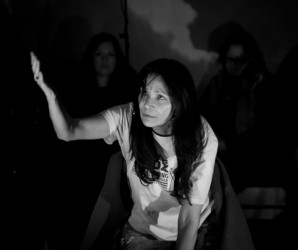 Michelle Thrush in scene from Making Treaty 7