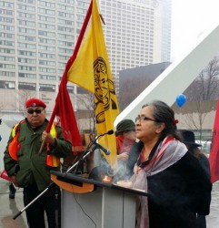 opening prayer for the Toronto rally against Bill C-51, May 14.