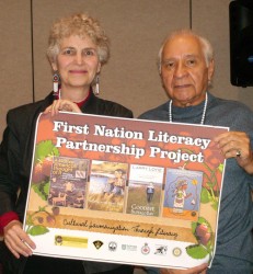 Award-winning Alberta Cree author Larry Loyie and partner Constance Brissenden w