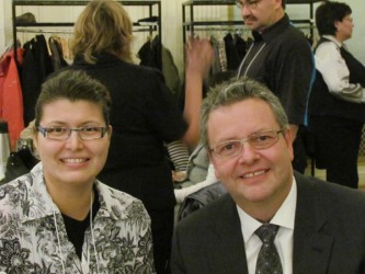 Cheryl Alexander with Brian Blattler