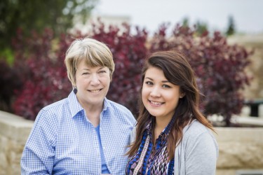 Peggi Ferguson-Pell (left) and Hanako Nagao