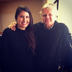 Film producer Alexandra Lazarowich with Cdn. director Sturla Gunnarsson