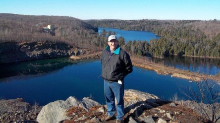 Anthony Laforge, Director of Lands and Resources at Magnetawan First Nation stan