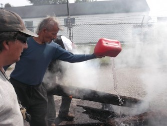 Pierre George adds fuel to bonfire