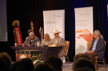 TRC Commissioners with Phil Fontaine