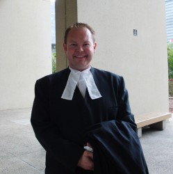 Shaun Emes: called to the bar. 