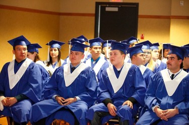 Graduates from Syncrude’s new Aboriginal Trades Preparation Program offered at K