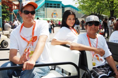 Helping by driving Elders around the sprawling grounds of Forks National Park in