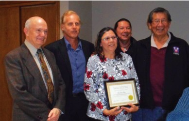 Left to right: Bryan Trothen, Andrew Bolter, Donna Day, Jeff Plain, Wilson Plain