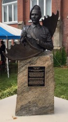 Monument to Second World War hero Charles Henry Byce