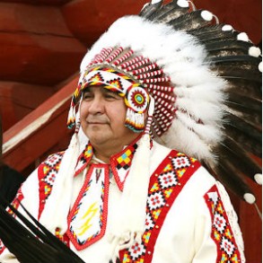 Chief at Treaty Six Chief Transfer Ceremony