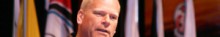 Mike Holmes at AFN banner